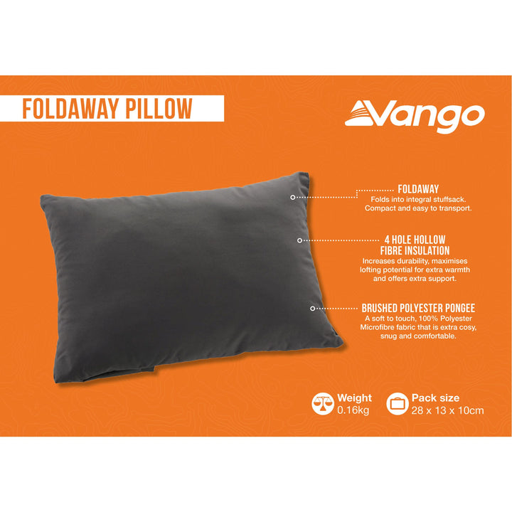 Vango Foldaway Pillow Infographic