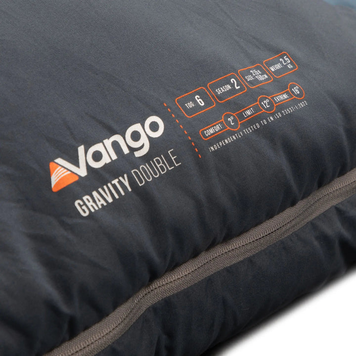 Vango Gravity Double Sleeping Bag temperature ratings