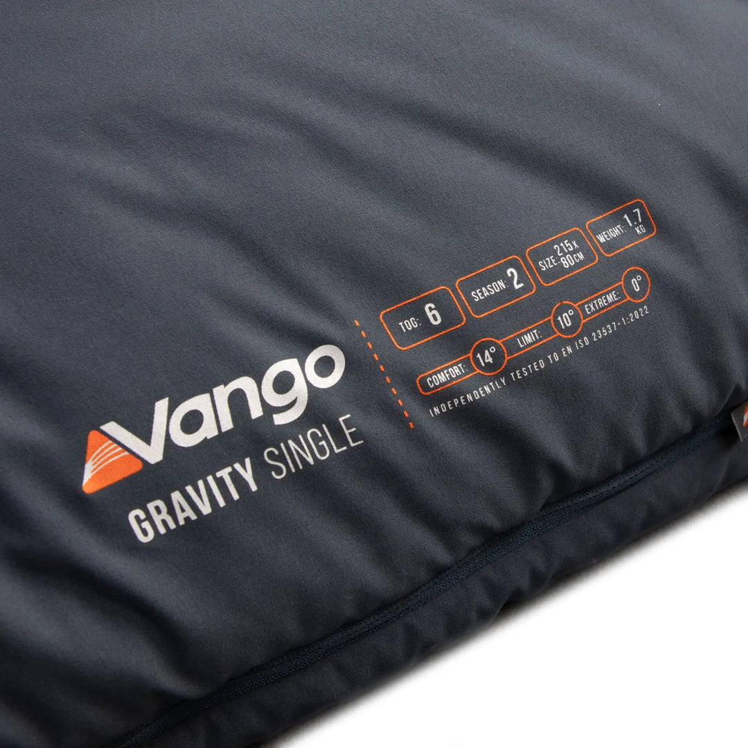 Vango Gravity Single Sleeping Bag Information