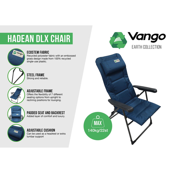 Vango Hadean DLX Chair Infographic