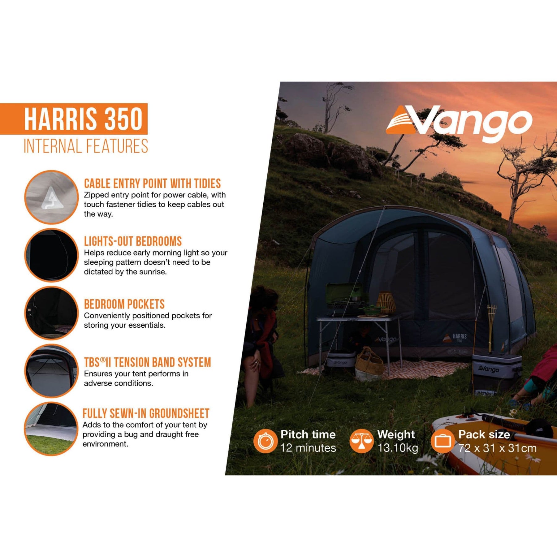 Vango lights 2024 out bedroom