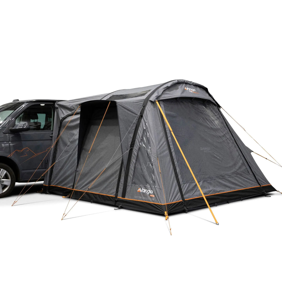 Vango Kela Edition 60 Drive Away Awning attached to a vw campervan.