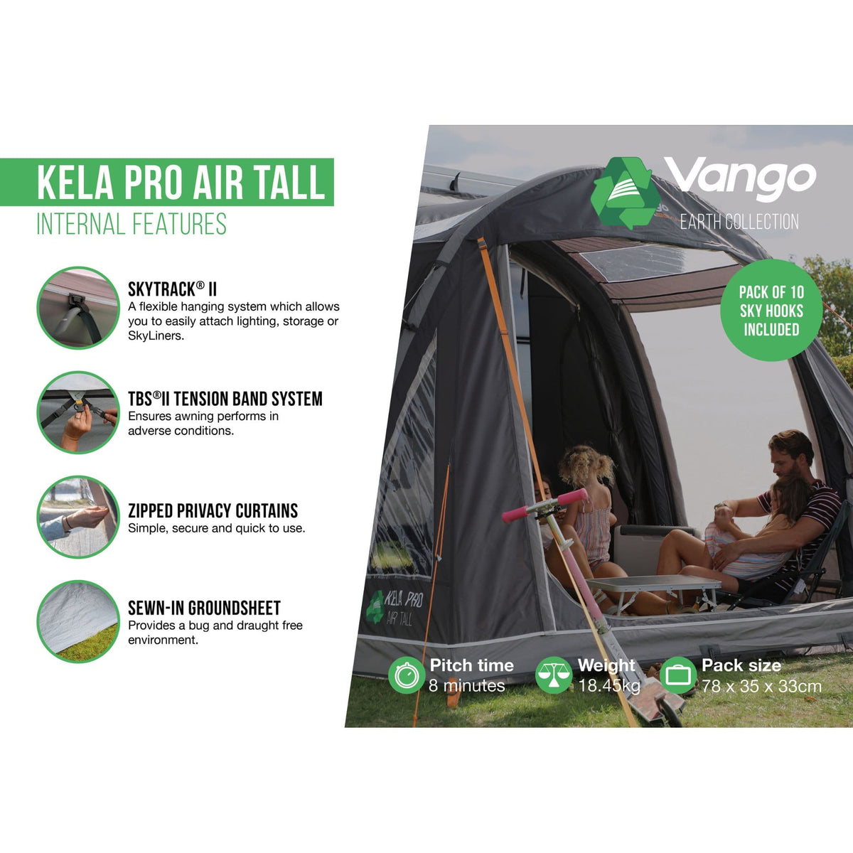 Vango Cove Air TC Low Driveaway Awning | Purely Outdoors Vango Cove Air TC Low Driveaway Awning | Purely Outdoors
