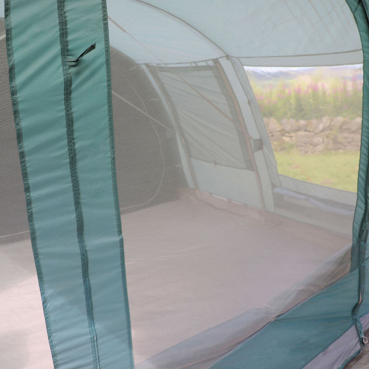 Vango Lismore 600XL Poled Family Tent mesh middle door and windows