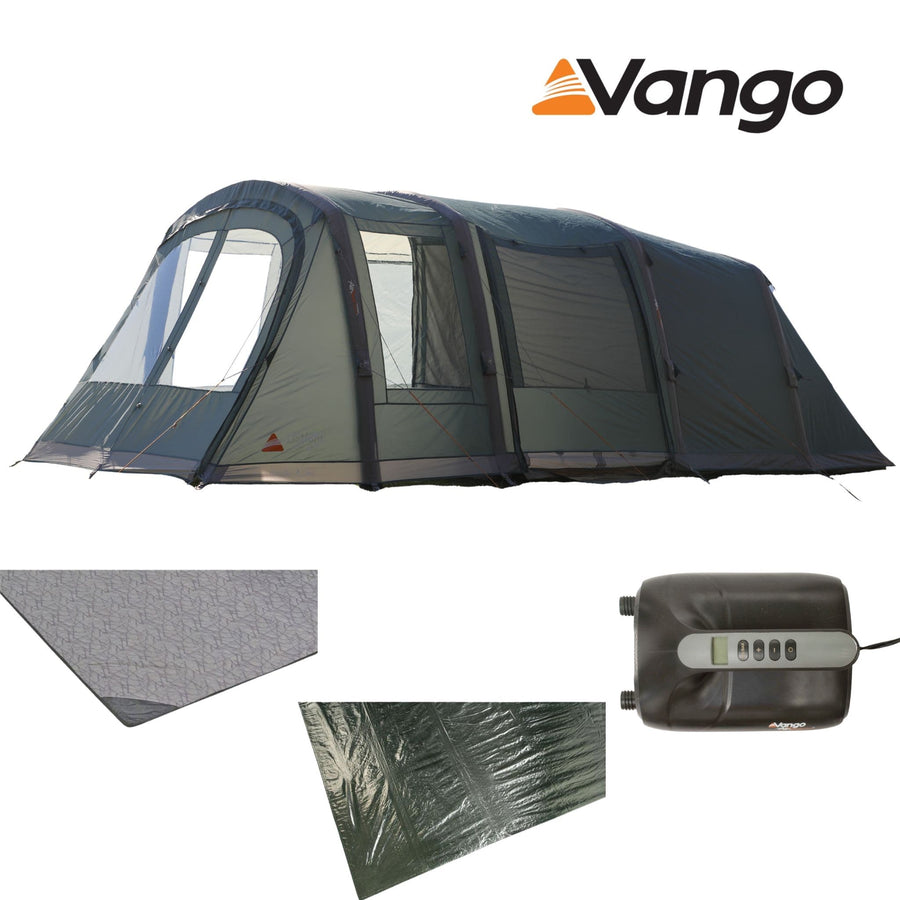 Vango Lismore Air 450 Ultimate Bundle - Includes Tent, Footprint groundsheet, carpet & Turbo Pump