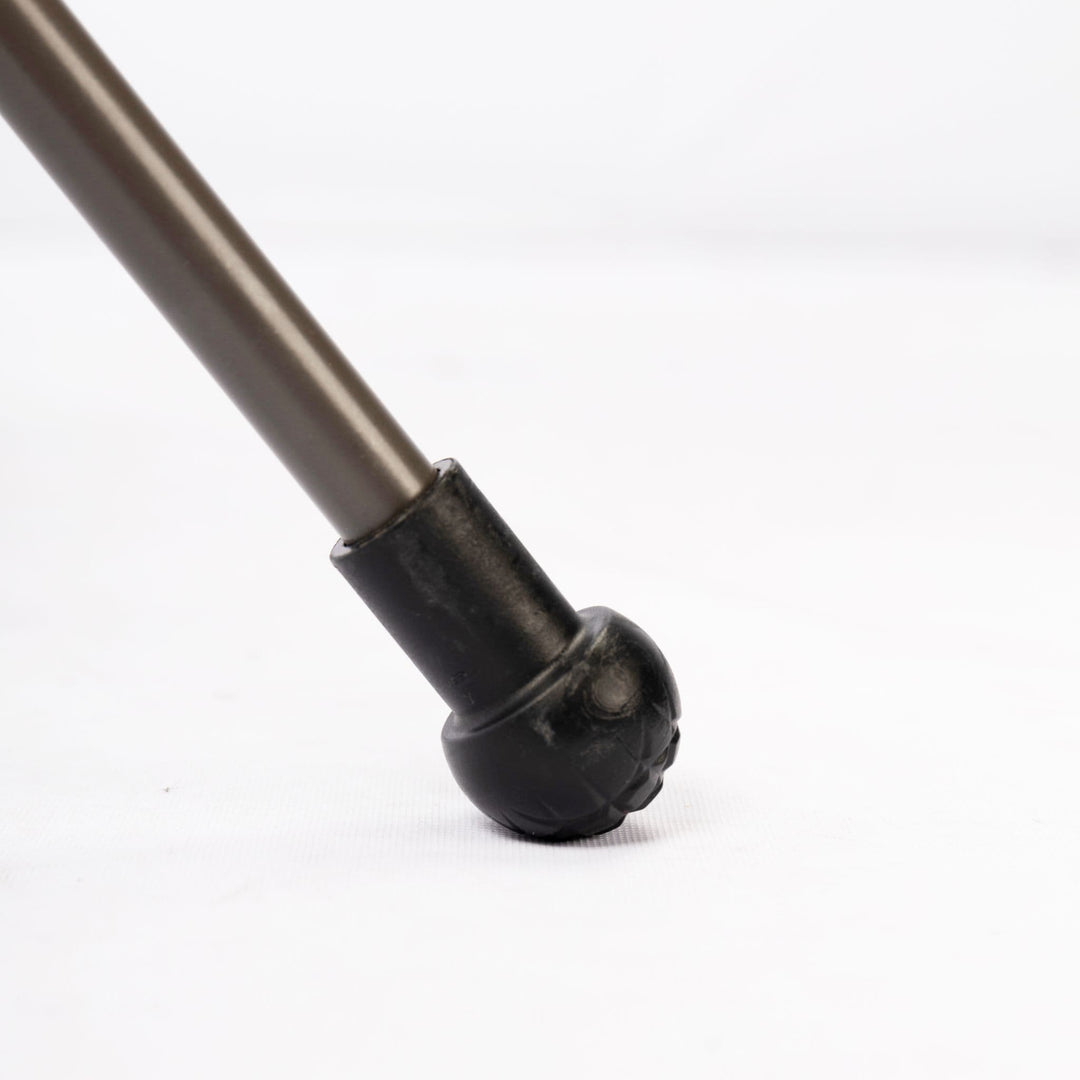 Rubber Foot Detail of Vango Micro Tall Chair India Ink – Stable rubber foot on the steel frame of the Vango Micro Tall Chair, designed for secure placement on uneven outdoor surfaces.