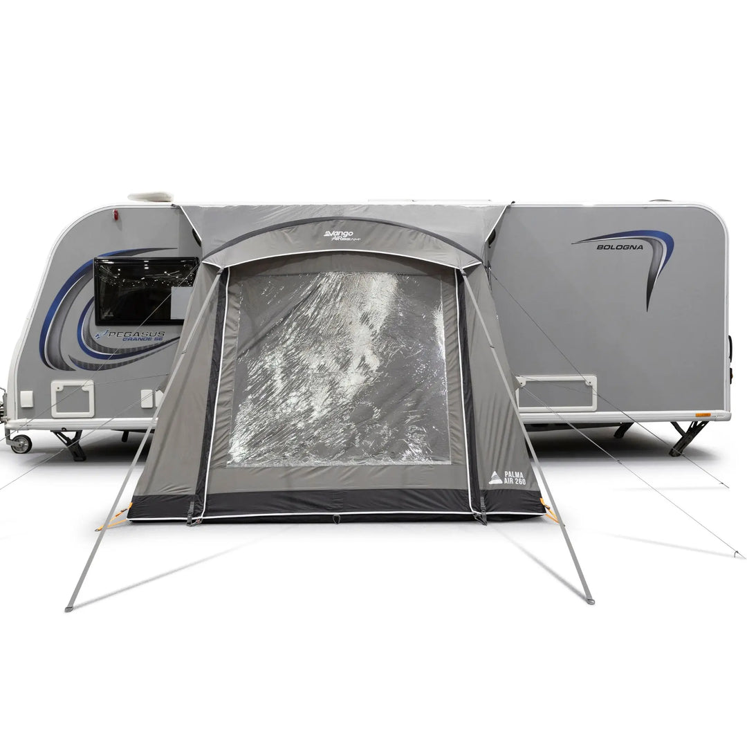 Vango Palma Air 260 Caravan Awning front view.