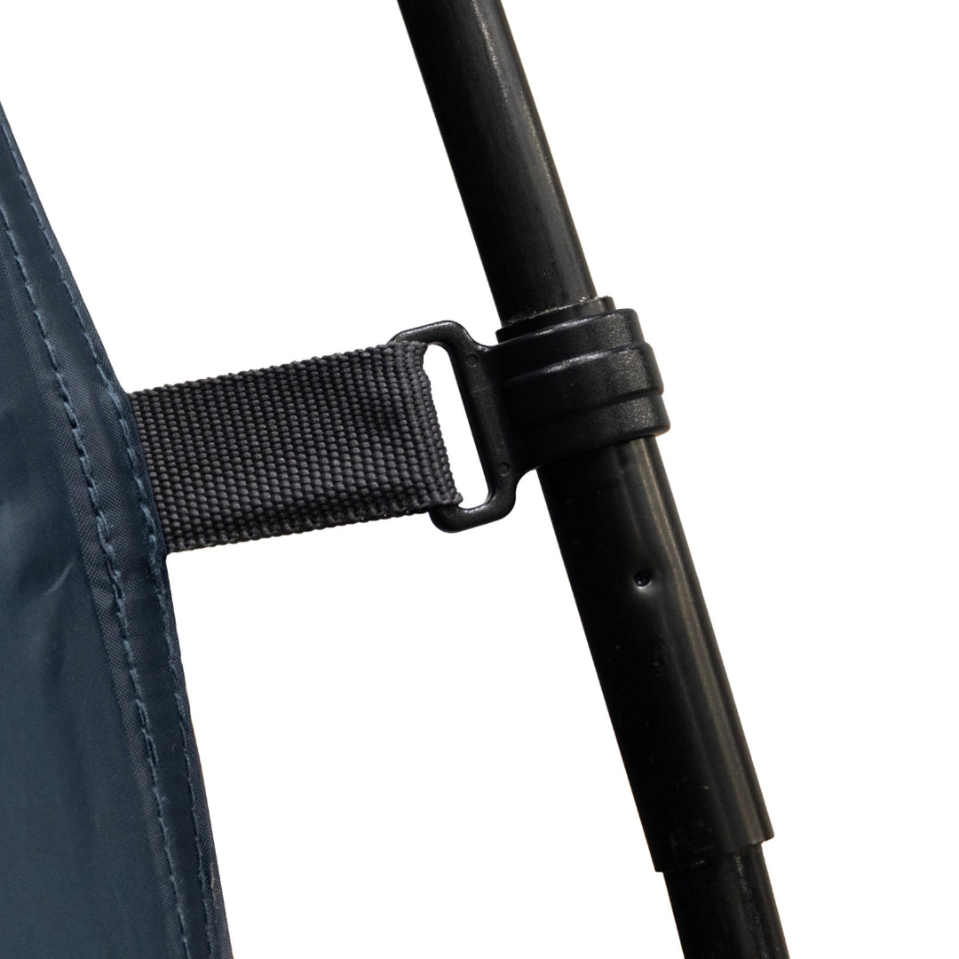 Close-up of a Vango PowerFlex® fibreglass pole connection, showcasing its durable and secure design for reliable pitching.