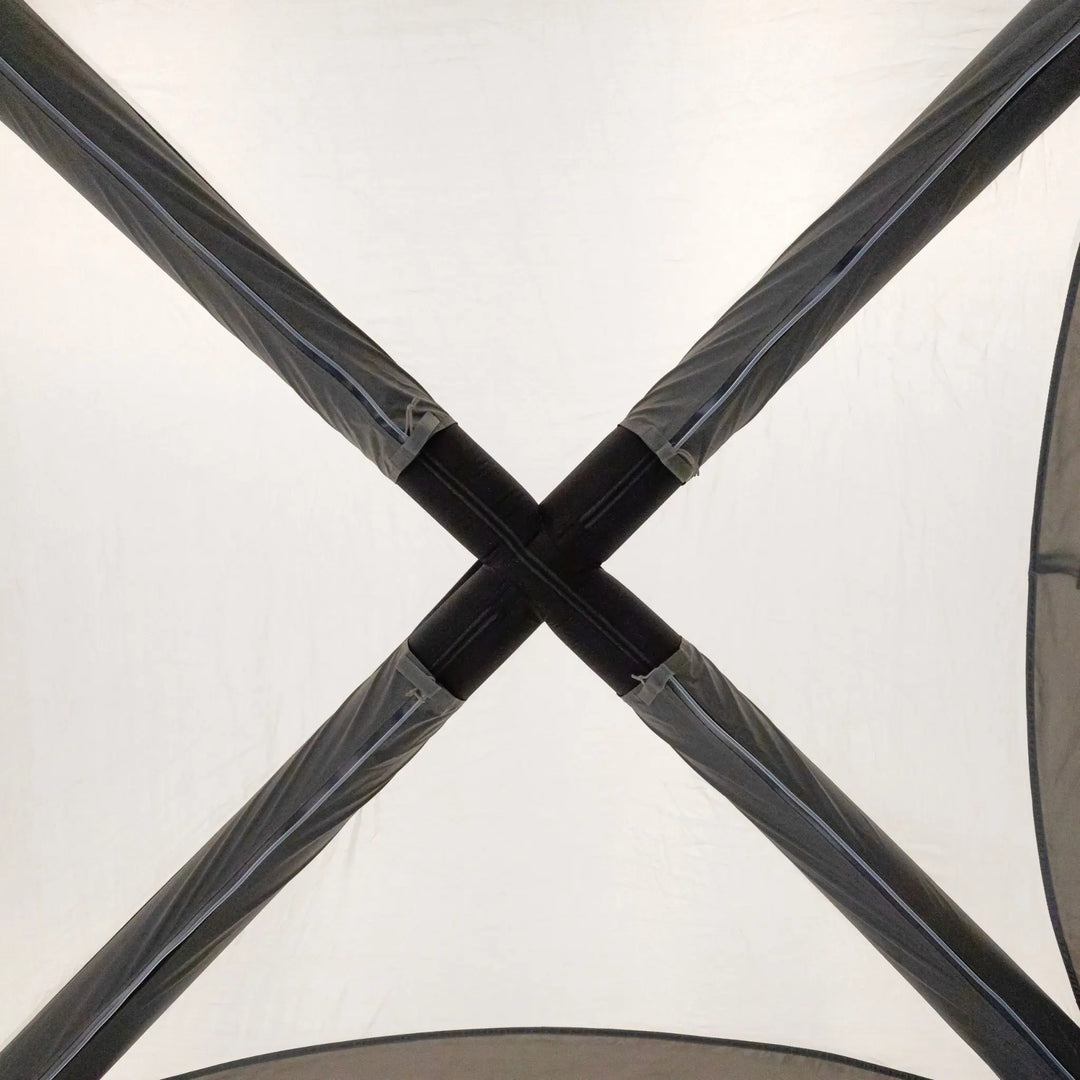 Vango Quadris Air Low Drive Away Awning internal cross beams for structure.