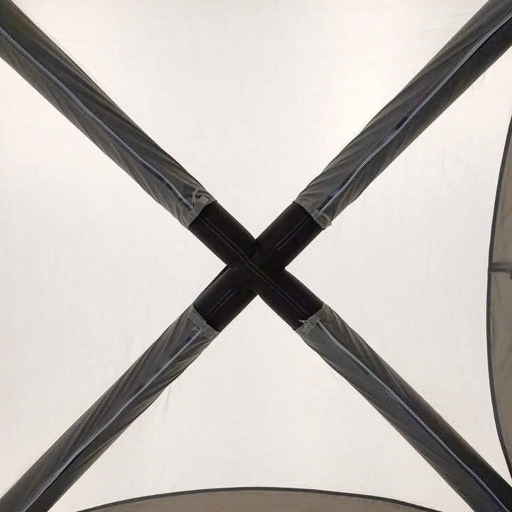 Vango Quadris Air Low Drive Away Awning internal cross beams for structure.