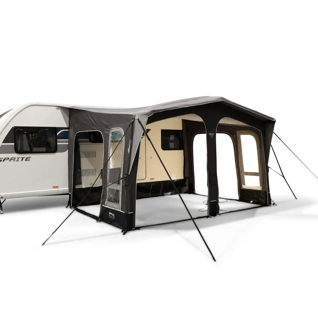 Vango Riviera Air 390 Elements ProShield Caravan Awning Doors removed.