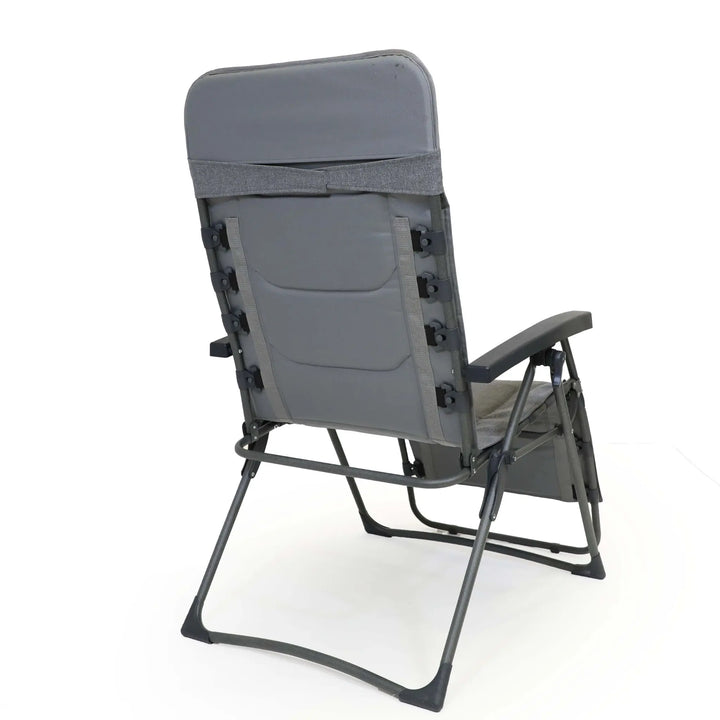 Vango Riviera Lounger reclining camping chair back view