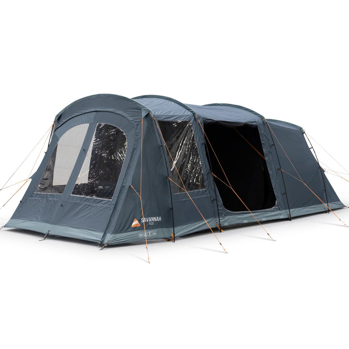 Vango Savannah 400 Poled Tent Windows and Side door open