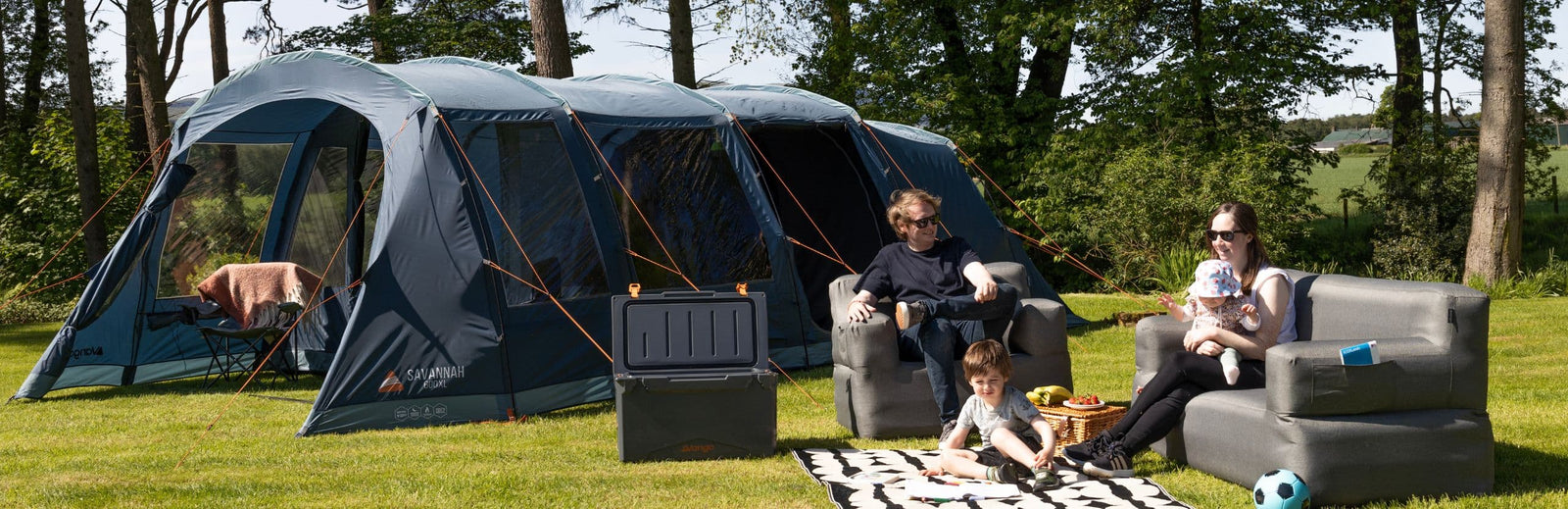 Vango Savannah 600XL Poled Tent Lifestyle