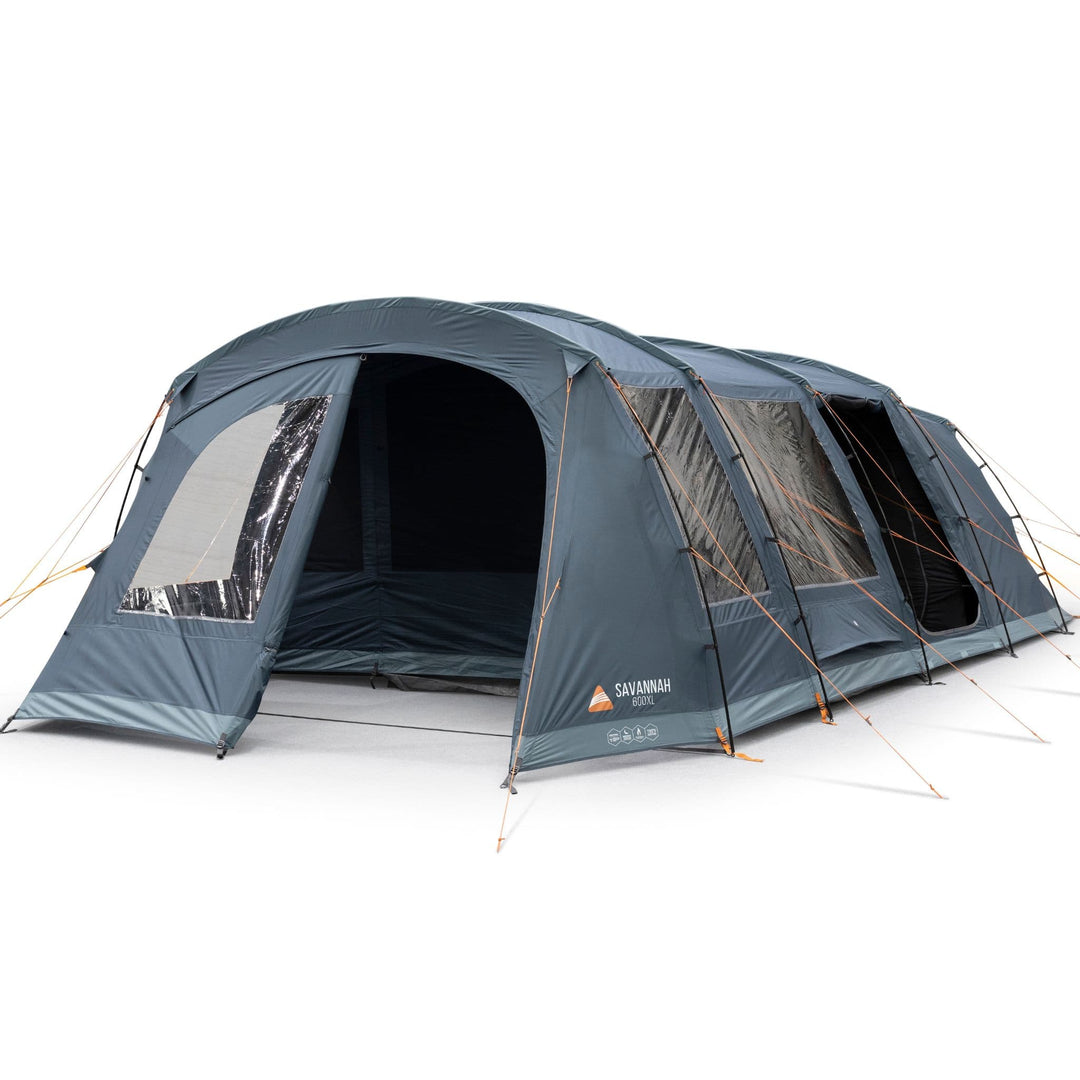 Vango Savannah 600XL Poled Tent Frotn Door half open