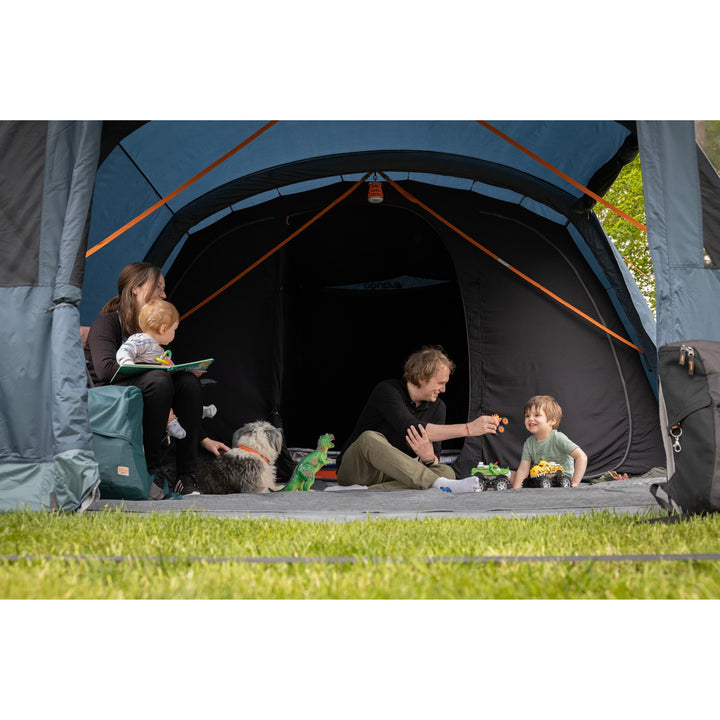 Vango AirBeam Savannah Air 600XL Tent Midnight bedrooms