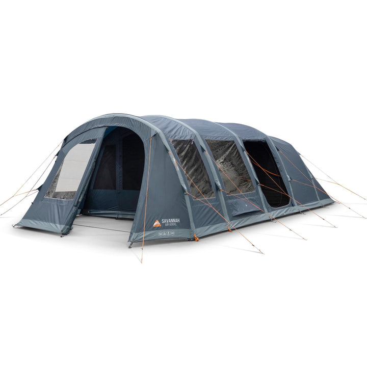 Vango AirBeam Savannah Air 600XL Tent Doors and window open