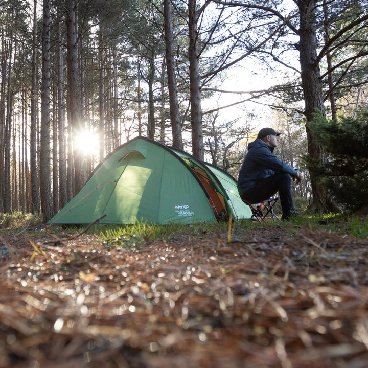 Vango Scafell 300 Plus Tent lifestyle corner view