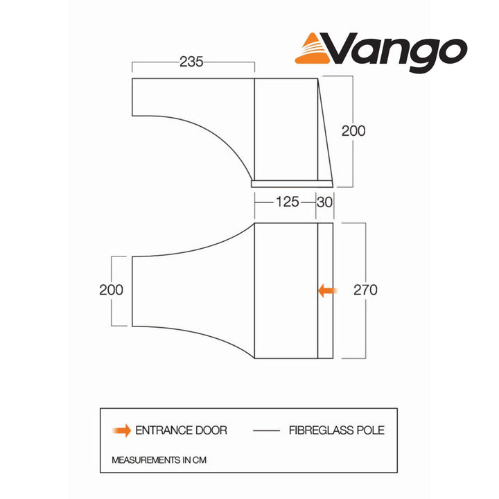 Vango Sentinel Side Awning TA003