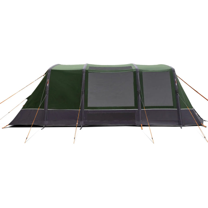 A Vango Sherwood Air TC 400 Tent with mesh windows and guy lines, shown on a plain white background.
