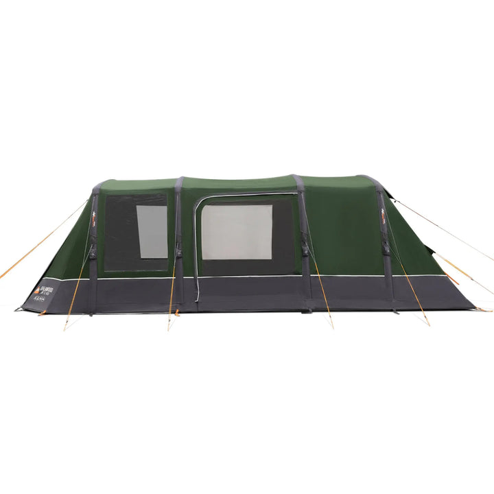 A Vango Sherwood Air TC 400 Tent with mesh windows, shown from the side against a plain white background.