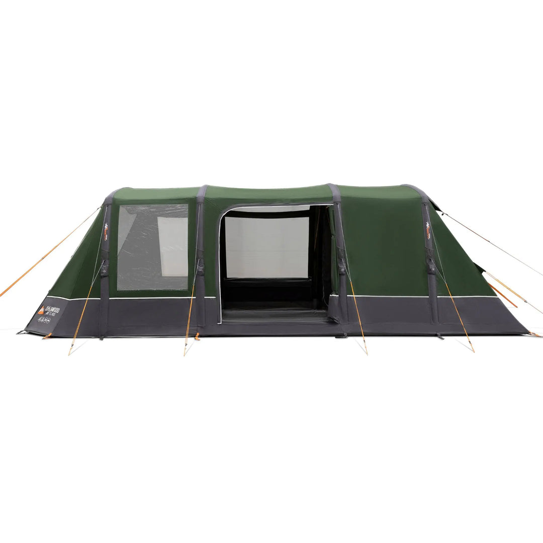 A Vango Sherwood Air TC 400 Tent with a central open doorway, shown on a plain white background.