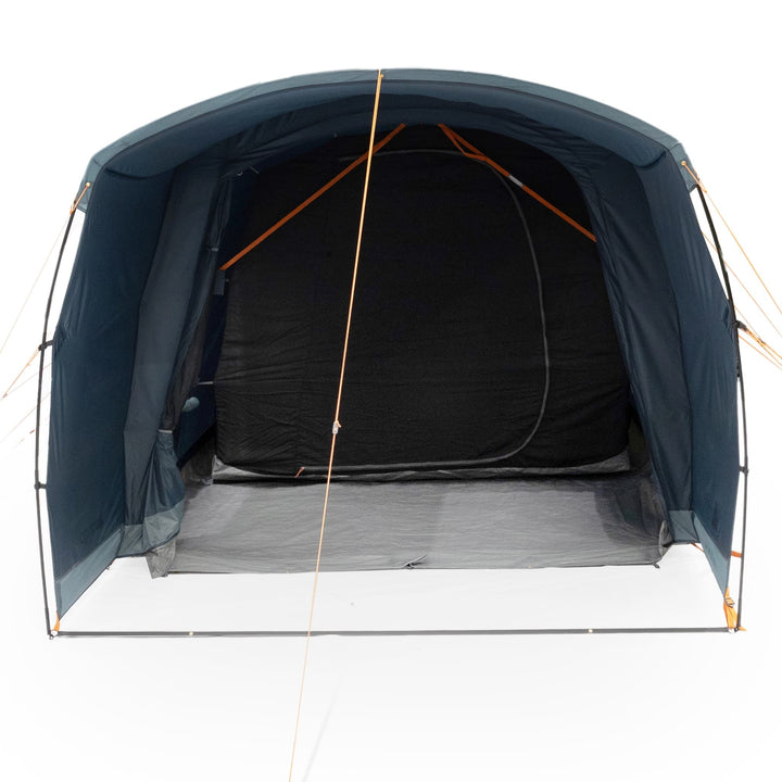 Front view of the Vango Sierra 300 Poled Tent with the entrance fully opened, showing its roomy interior.