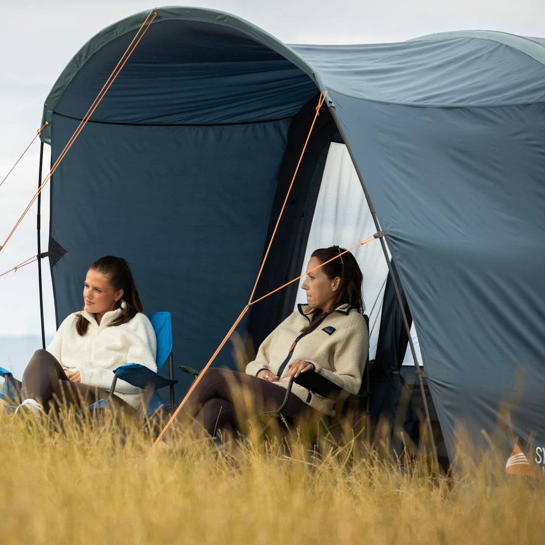 Vango Sierra Air 500 AirBeam Tent front canopy lifestyle