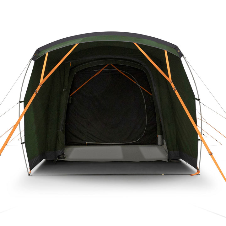front view of the Vango Sierra Air TC 300 AirBeam Tent with front door open