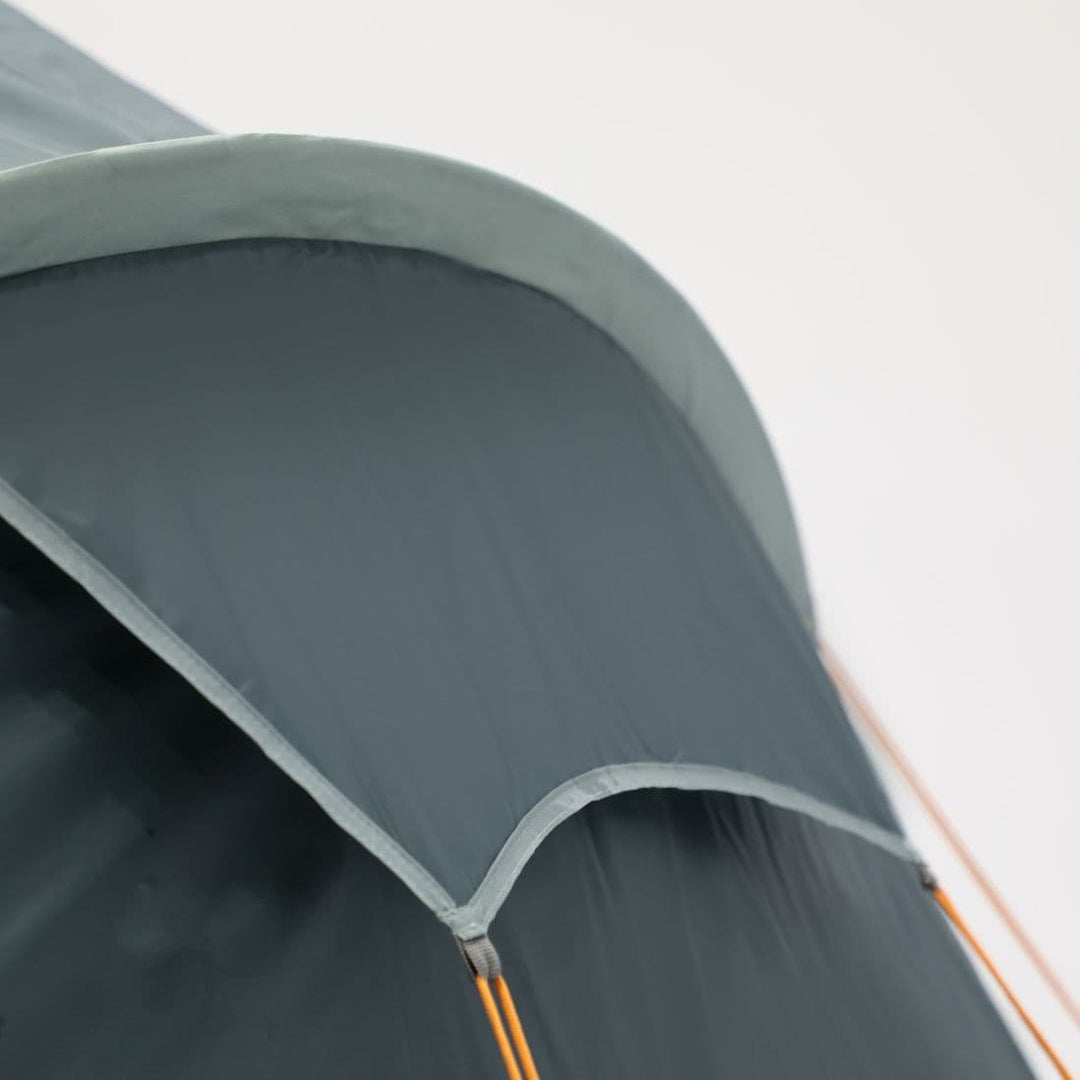 Close-up of the Vango Skye 400 Tent's ventilation panel, highlighting the airflow design that enhances comfort during summer festivals or weekend trips