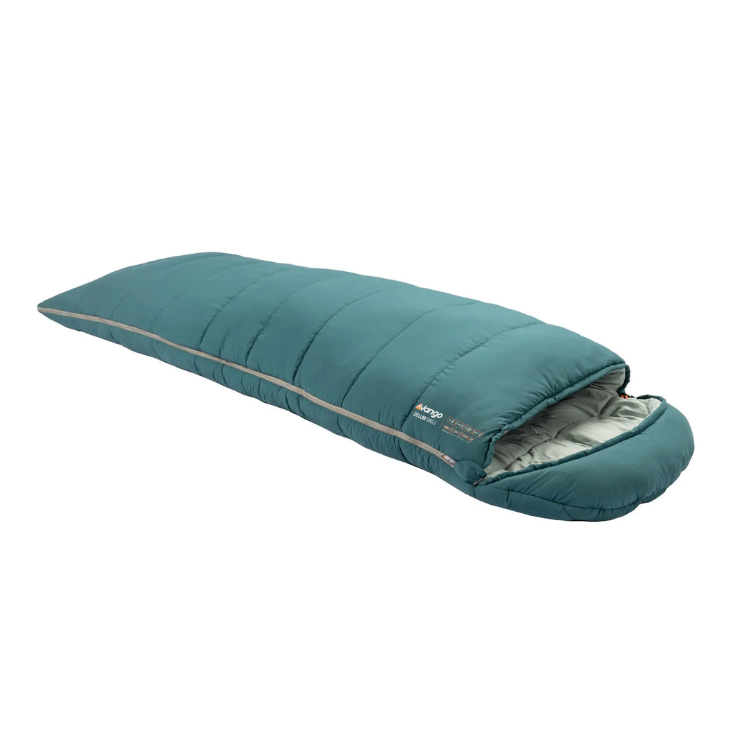 Vango Stellar Single Sleeping Bag padded for comfort