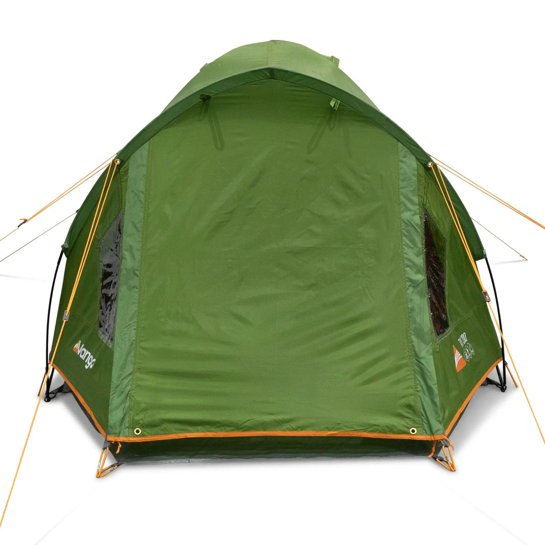 Vango Tay 200 Tent Green with its front door closed.