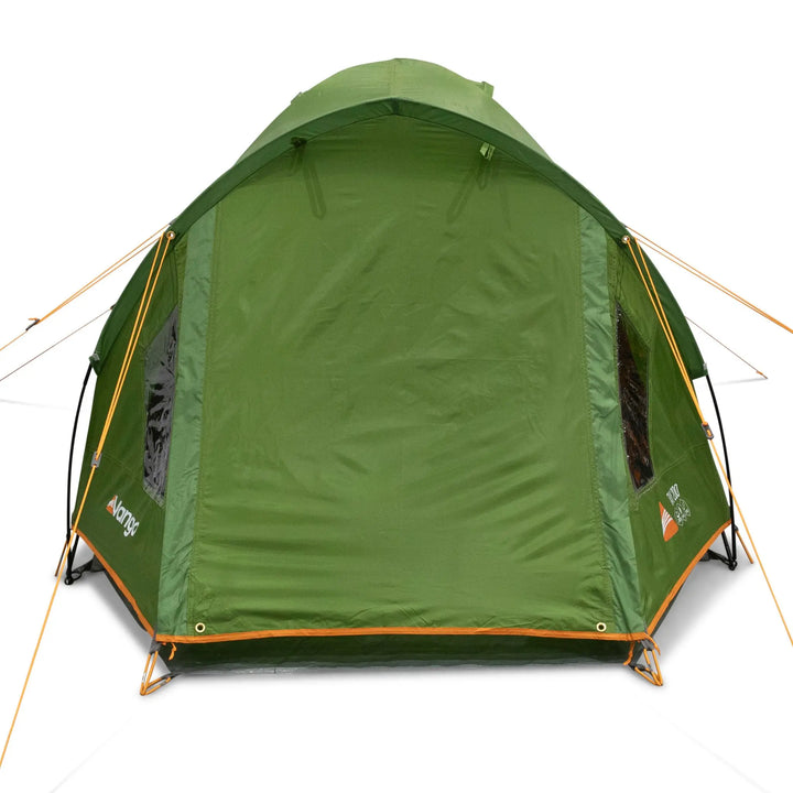 Vango Tay 200 Tent Green with its front door closed.