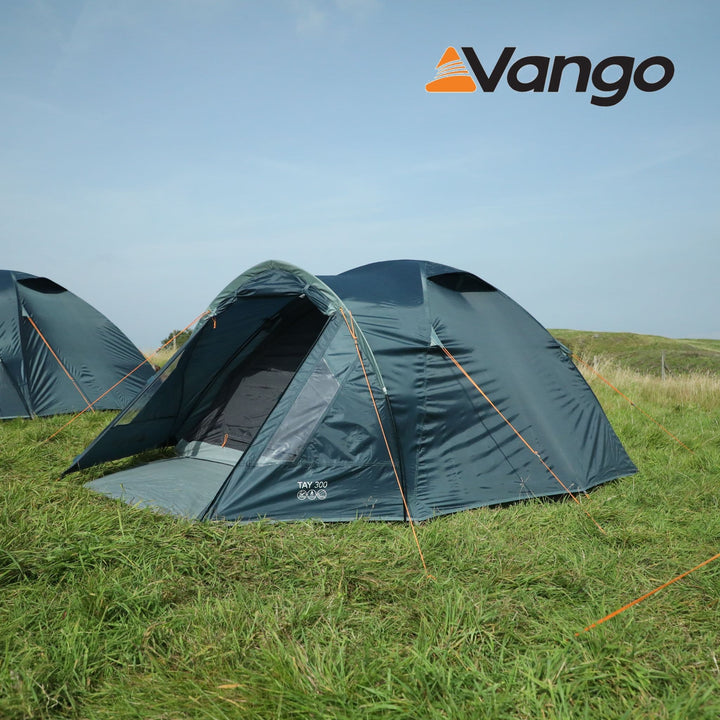 Vango Tay 300 Poled 3 Man Tent Door Open