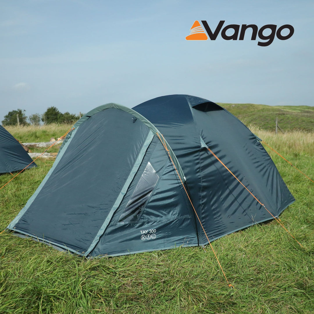 Vango Tay 300 Poled 3 Man Tent Door Closed
