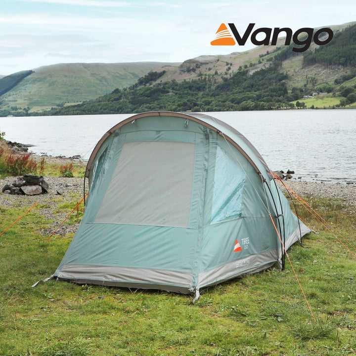 Vango Tiree 350 Poled Tent Front View Door Closed