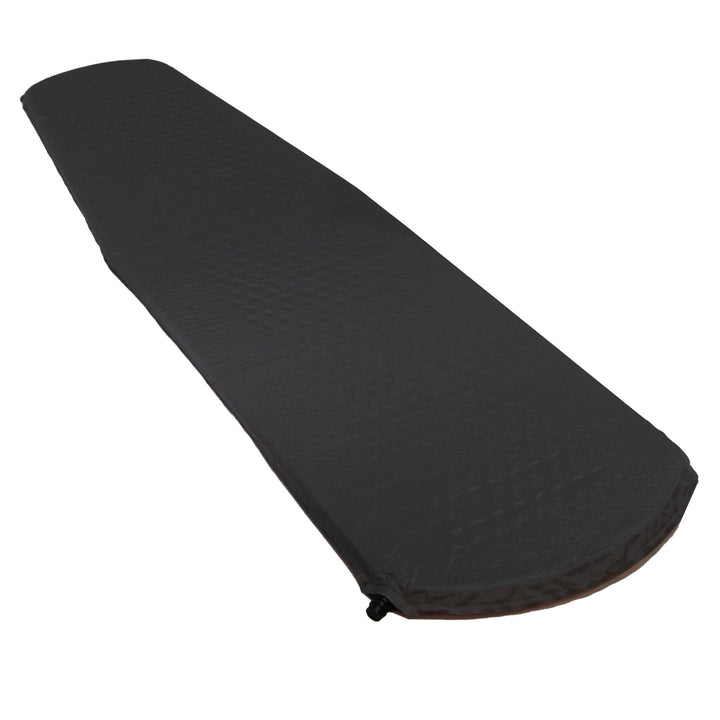 Underside of the Vango Trek Pro 3 Standard self-inflating mat, highlighting durable construction for camping.