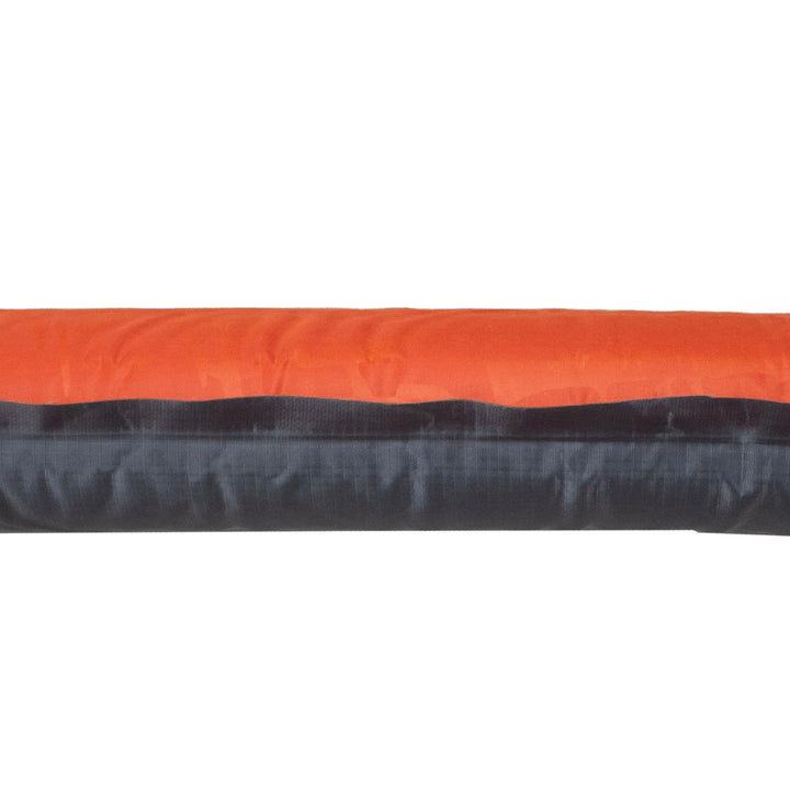 Side view of the Vango Trek Pro 5 Standard trekking mat showing its 5cm thickness, providing excellent insulation for camping trips.