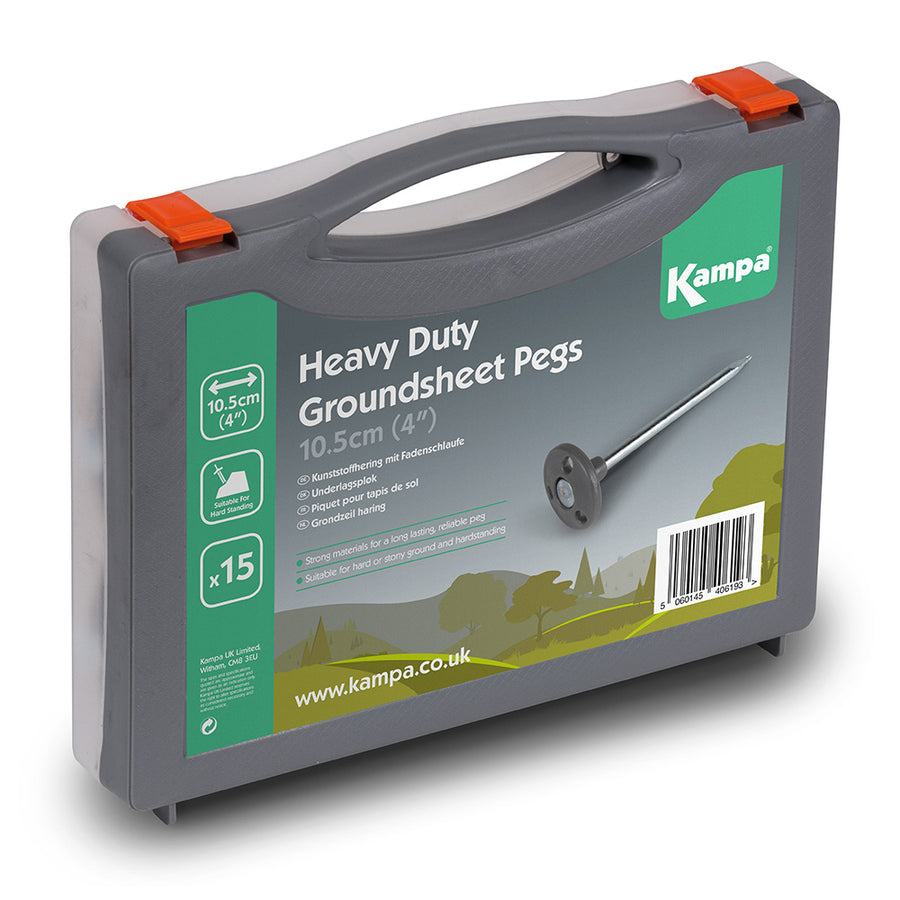 Kampa Dometic Heavy Duty Groundsheet Peg Set (Pack 15)