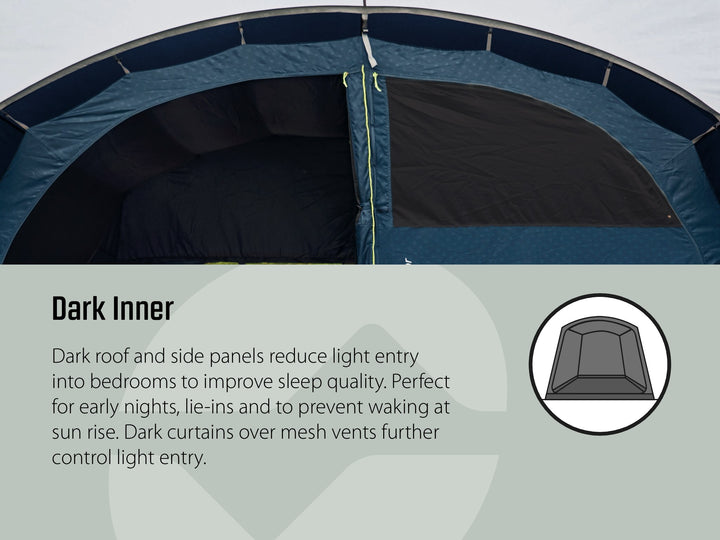 Outwell Knoxville 7SA Tent darker inner