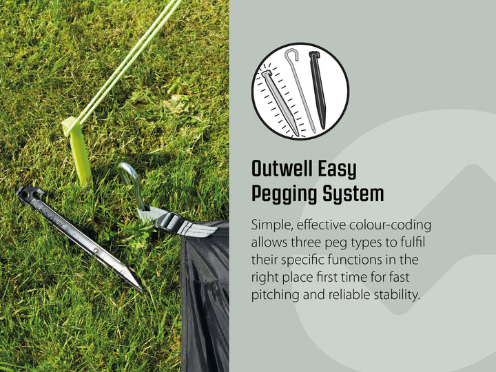 Outwell Knoxville 7SA Tent Pegging system