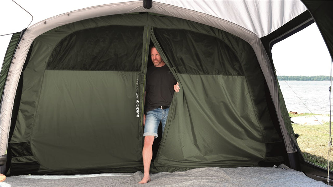 Outwell Queensdale 8PA Tent Bedrooms