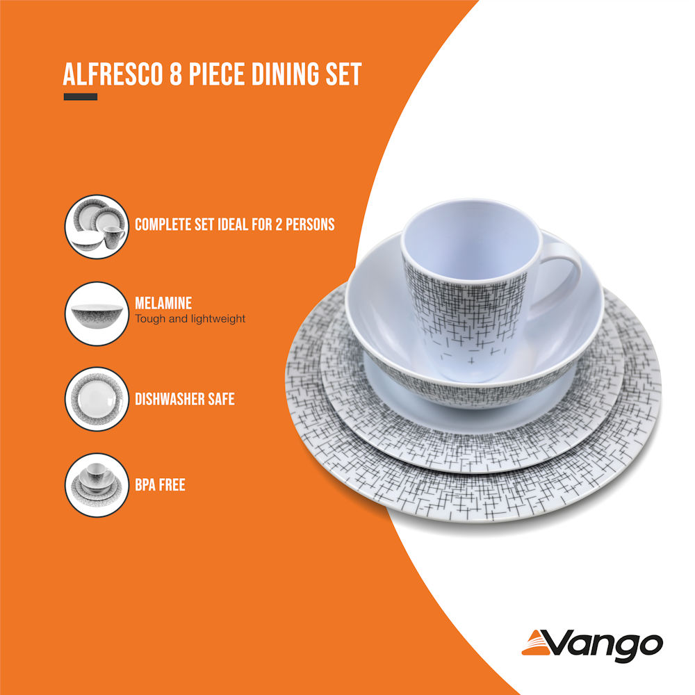 Vango Alfresco 8 Piece Dining Set